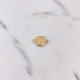 Herraje Virgen Guadalupe 0.6gr / 1.8cm / Troquelado Oro Amarillo 18K #
