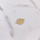 Herraje Virgen Guadalupe 0.6gr / 1.8cm / Troquelado Oro Amarillo 18K #