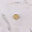 Herraje Virgen Milagrosa Tambor 0.75gr / 1.2cm / Troquelado Oro Amarillo 18K #