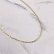 Cadena Aro Seguido 2gr / 40cm / 1.3mm Oro Amarillo 18K $