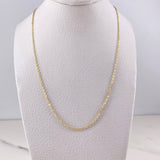 Cadena Aro Seguido 2.2gr / 40cm / 1.4mm Oro Amarillo 18K &