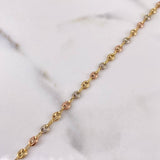 Pulso GC 2.3gr / 18cm / 3.1mm Tres Oros 18K $