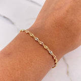 Pulso GC 2.3gr / 18cm / 3.1mm Tres Oros 18K $
