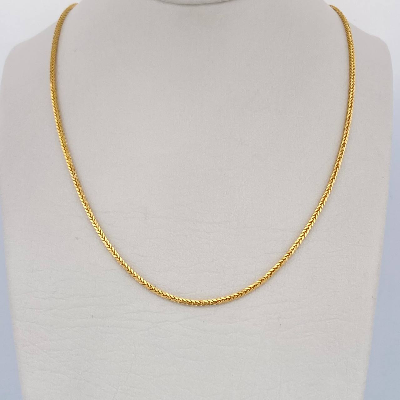 Cadena Franco 2.1gr / 45cm / +3 Oro 18K &