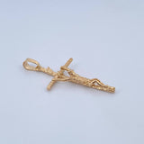 Dije Cruz Cristo 3.55gr / 4.4cm / Oro Amarillo 18K &