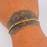 Pulso Figaro 2.3gr / 19cm / +1 Oro 18K &