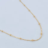 Cadena Morse Bolas 1.95gr / 45cm / Oro Amarillo +3 18K $