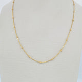 Cadena Morse Bolas 1.95gr / 45cm / Oro Amarillo +3 18K $