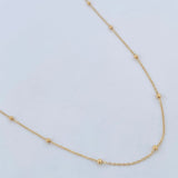 Cadena Aro Seguido Bolas 1.15gr / 46cm / Oro Amarillo +3 18K $