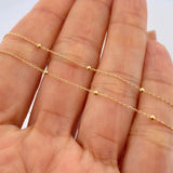 Cadena Aro Seguido Bolas 1.15gr / 46cm / Oro Amarillo +3 18K $