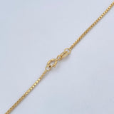 Cadena Veneciana 1.5gr / 40cm / Oro Amarillo +3 18K $