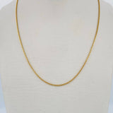 Cadena Veneciana 1.5gr / 40cm / Oro Amarillo +3 18K $
