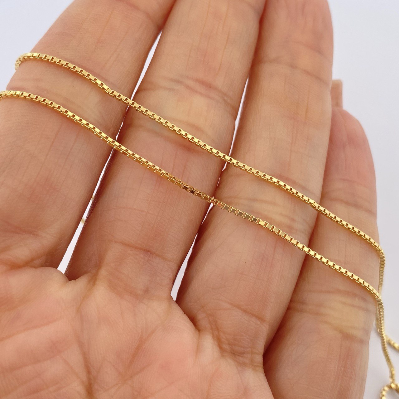 Cadena Veneciana 1.5gr / 40cm / Oro Amarillo +3 18K $