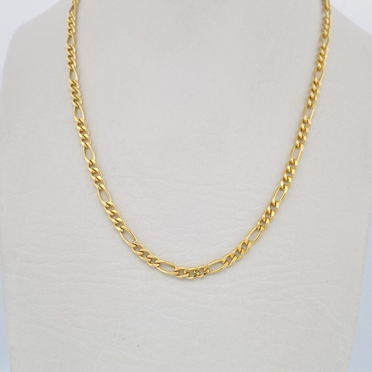 Cadena Figaro 6.15gr / 55cm / Oro Amarillo +1 18K $