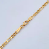 Cadena Figaro 6.15gr / 55cm / Oro Amarillo +1 18K $