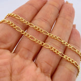 Cadena Figaro 6.15gr / 55cm / Oro Amarillo +1 18K $