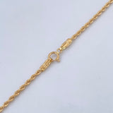 Cadena Lazo 1.95gr / 60cm / Oro Amarillo +3 18K $