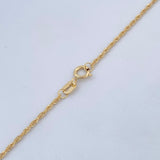 Cadena Lazo 0.8gr / 40cm / Oro Amarillo +3 18K $