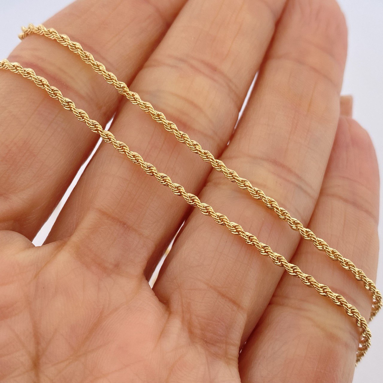 Cadena Lazo 0.8gr / 40cm / Oro Amarillo +3 18K $
