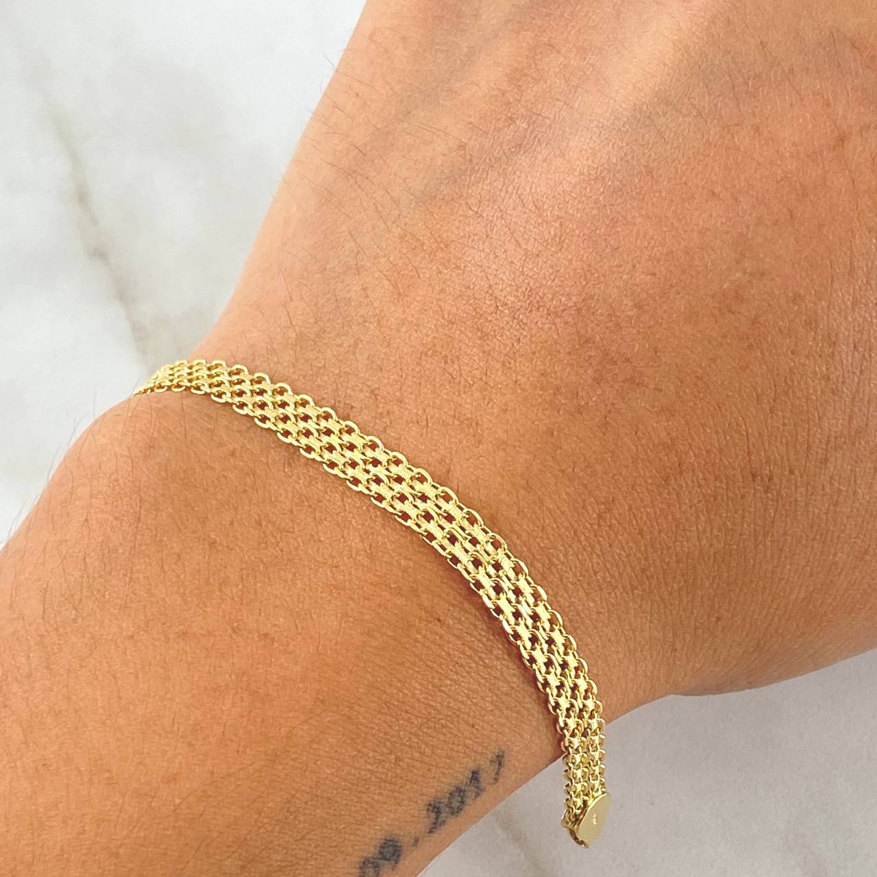 Pulso Chino 5.8gr / 20cm / +0 Oro 18K ©
