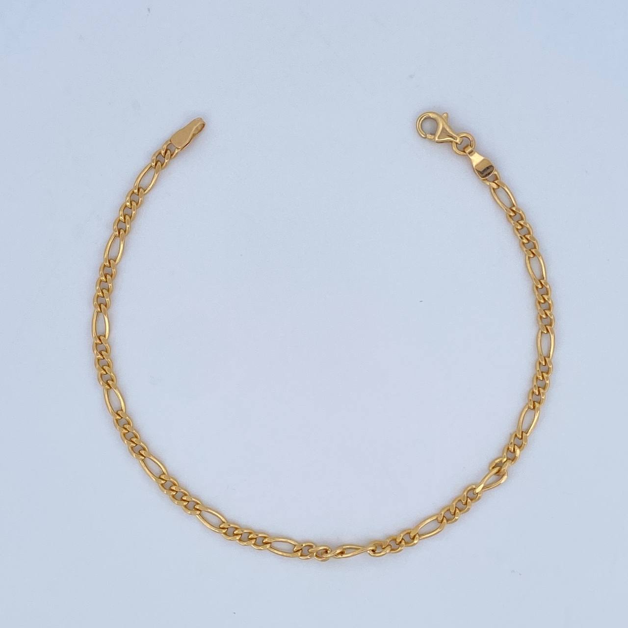 Pulso Figaro 2.6gr / 20cm / +1 Oro 18K &