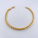 Pulso Lazo 4.3gr / 20.8cm / 3.8mm Oro Amarillo +3 18K &