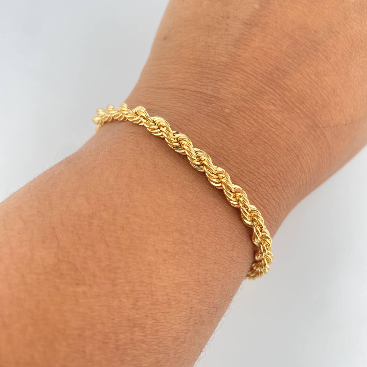 Pulso Lazo 4.3gr / 20.8cm / 3.8mm Oro Amarillo +3 18K &