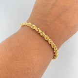 Pulso Lazo 4.3gr / 20.8cm / 3.8mm Oro Amarillo +3 18K &