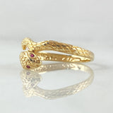 Anillo Serpiente 1.95gr / T6 1/2 / Oro 18K