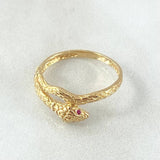 Anillo Serpiente 1.95gr / T6 1/2 / Oro 18K