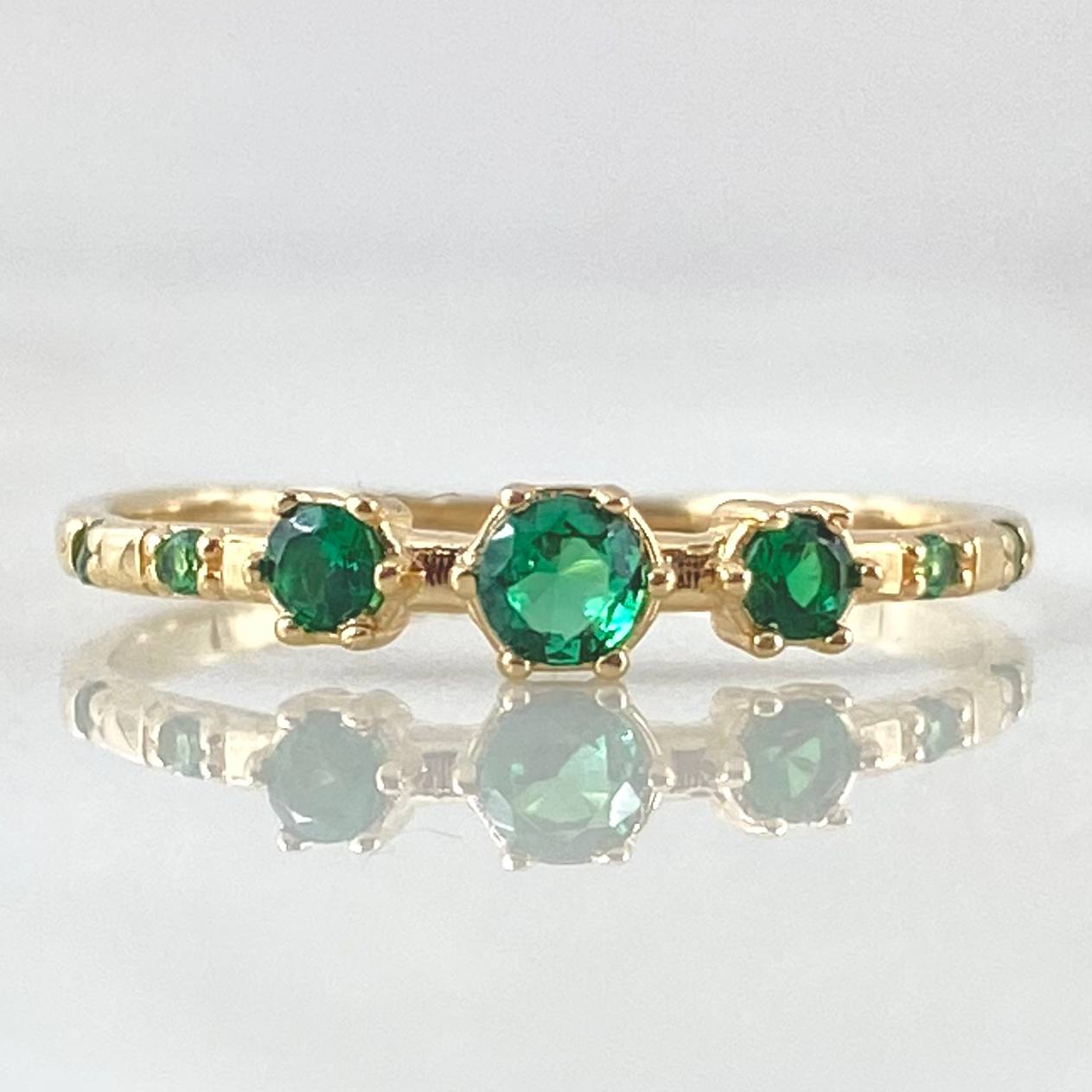 Anillo Triple Orion 1.4gr / T6 1/4 / Oro 18K