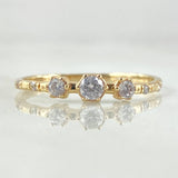 Anillo Triple Orion 1.45gr / T8 / Oro 18K