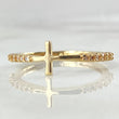 Anillo Cruz 1.7gr / T6 1/4 / Oro 18K