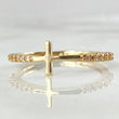 Anillo Cruz 1.7gr / T7 / Oro 18K
