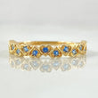 Anillo Corazones Intercalados 1.7gr / T5 1/2 / Oro 18K
