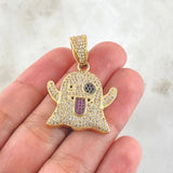 Dije Fantasma Animado 10gr / 4cm / Oro 18K
