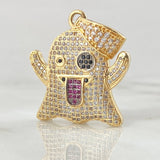 Dije Fantasma Animado 10gr / 4cm / Oro 18K