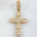 Dije Cruz Tupida 4.85gr / 4.5cm / Oro 18K