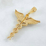 Dije Caduceo Serpiente 5.45gr / 4.3cm / Oro Amarillo 18K