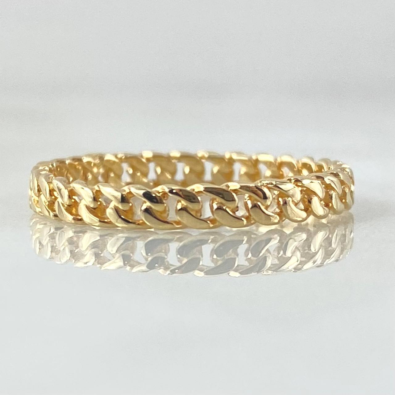 Anillo Cubano 1.75gr / T7 1/2 / Oro 18K