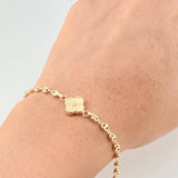 Pulso GC Trebol 2.5g / 18.8cm / 3.1mm Oro Amarillo 18K