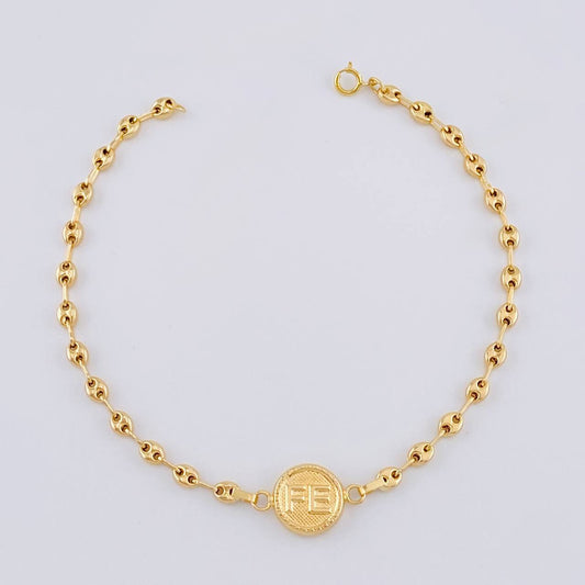 Pulso GC Circulo Fe 2.3g / 17.5cm / 3.1mm Oro Amarillo 18K