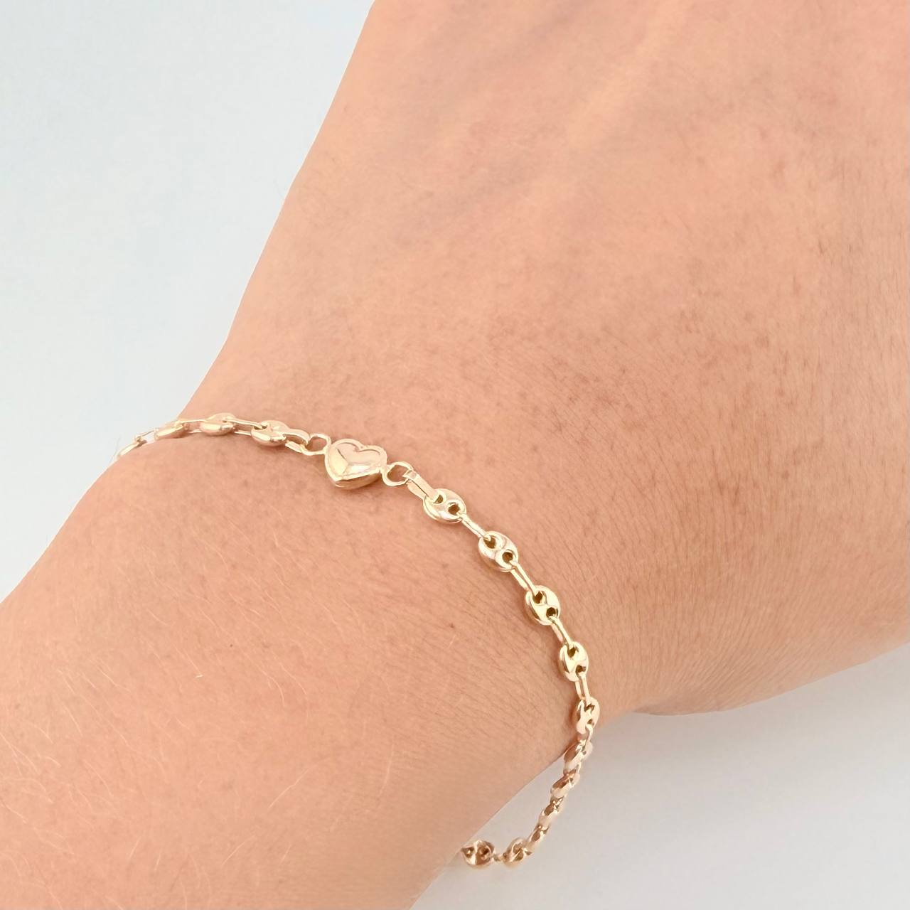 Pulso GC Corazon 2.5g / 18.4cm / 3.1mm Oro Amarillo 18K