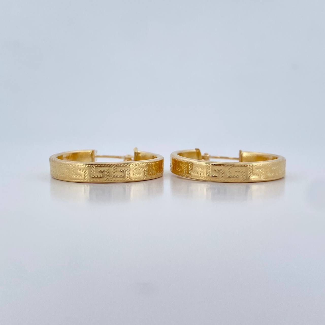 Candongas Tribal 3.65gr / 2.8cm / Oro Amarillo 18K $