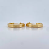 Candongas Tribal 3.65gr / 2.8cm / Oro Amarillo 18K $