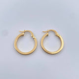 Candongas Diani 1.44gr / 2.1cm / Oro Amarillo 18K $