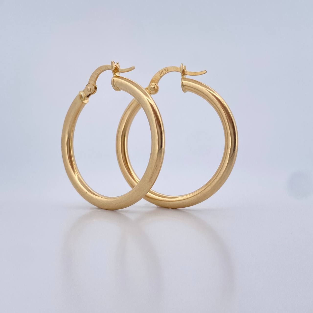 Candongas Jass 2.55gr / 2.9cm / Oro Amarillo 18K $