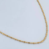 Cadena Morse 2.15gr / 45.3cm / +3 Oro 18K &