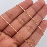 Cadena Morse 2.15gr / 45.3cm / +3 Oro 18K &