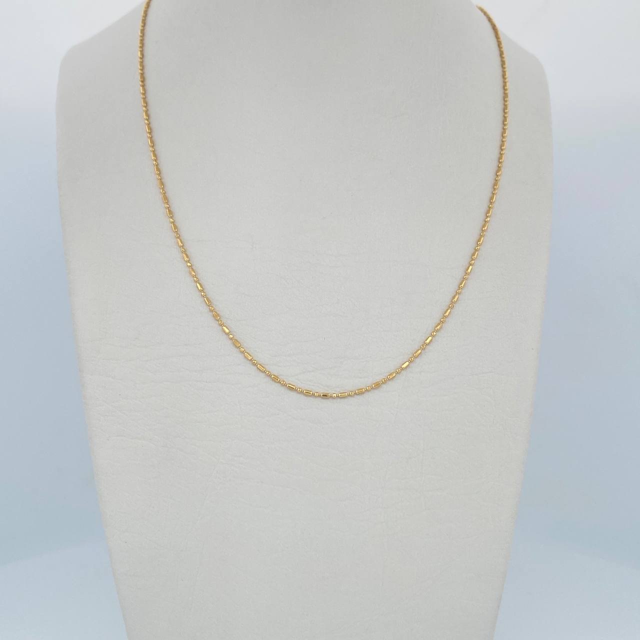 Cadena Morse 2.15gr / 45.3cm / +3 Oro 18K &